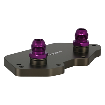 Aluminum Alloy Oil Filter Adapter compatible for Audi S3 S4 A4L B8 A6 C7 A5 Q7 AN10