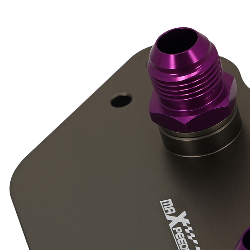 Aluminum Alloy Oil Filter Adapter compatible for Audi S3 S4 A4L B8 A6 C7 A5 Q7 AN10