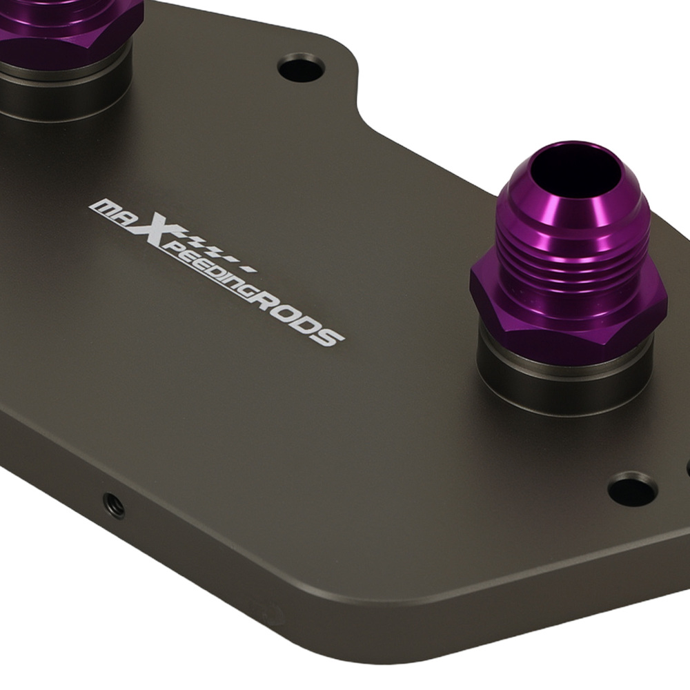 Aluminum Alloy Oil Filter Adapter compatible for Audi S3 S4 A4L B8 A6 C7 A5 Q7 AN10