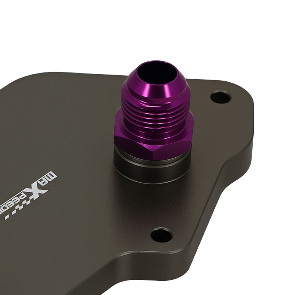 Aluminum Alloy Oil Filter Adapter compatible for Audi S3 S4 A4L B8 A6 C7 A5 Q7 AN10