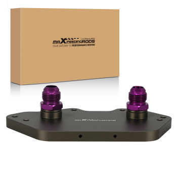 Aluminum Alloy Oil Filter Adapter compatible for Audi S3 S4 A4L B8 A6 C7 A5 Q7 AN10