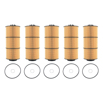 5Pack Oil Filter compatible for Freightliner 122SD 2020-2022 LF17800 P582506