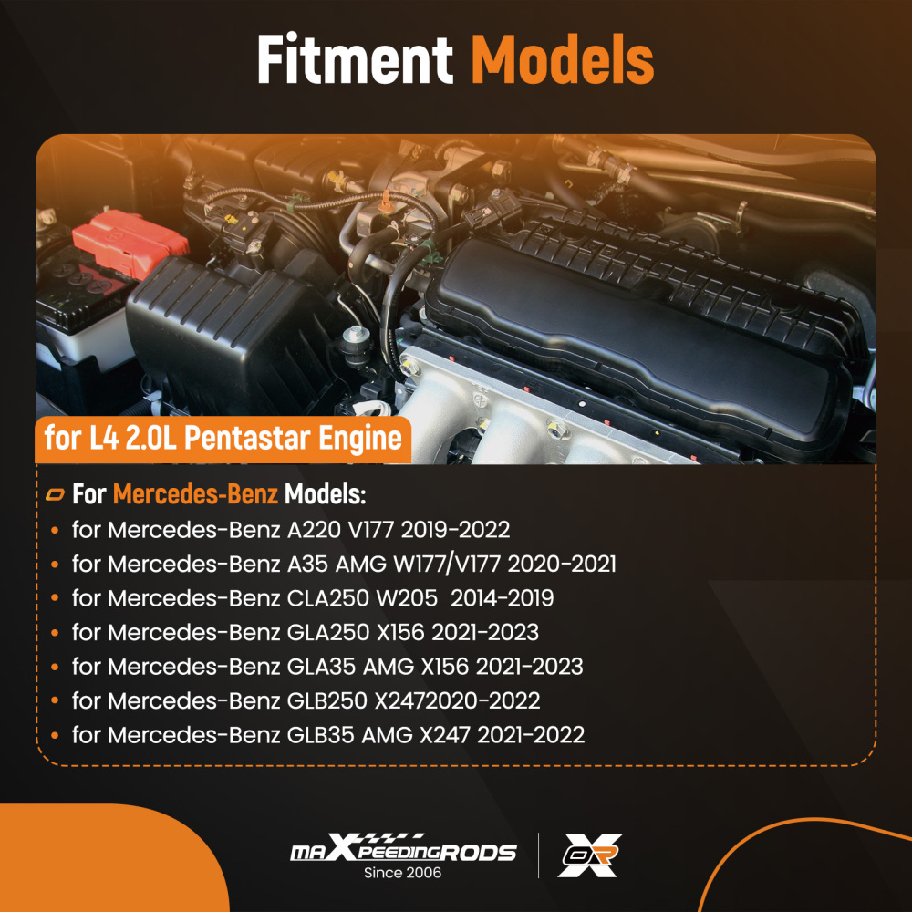 Aluminium Oil Filter Housing compatible for Mercedes-Benz A220 CLA250 GLA250 2014-2023