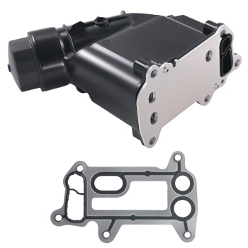 Engine Oil Filter Housing compatible for BMW 1 Series 120d Hatch 2004-2011 Aluminium