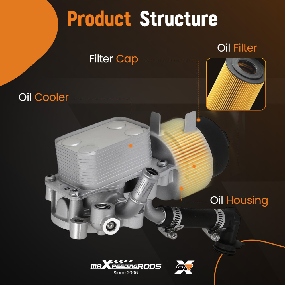 Aluminium Oil Filter Housing compatible for Ford Galaxy S-Max 2.0 TDCi 1398669 1576254