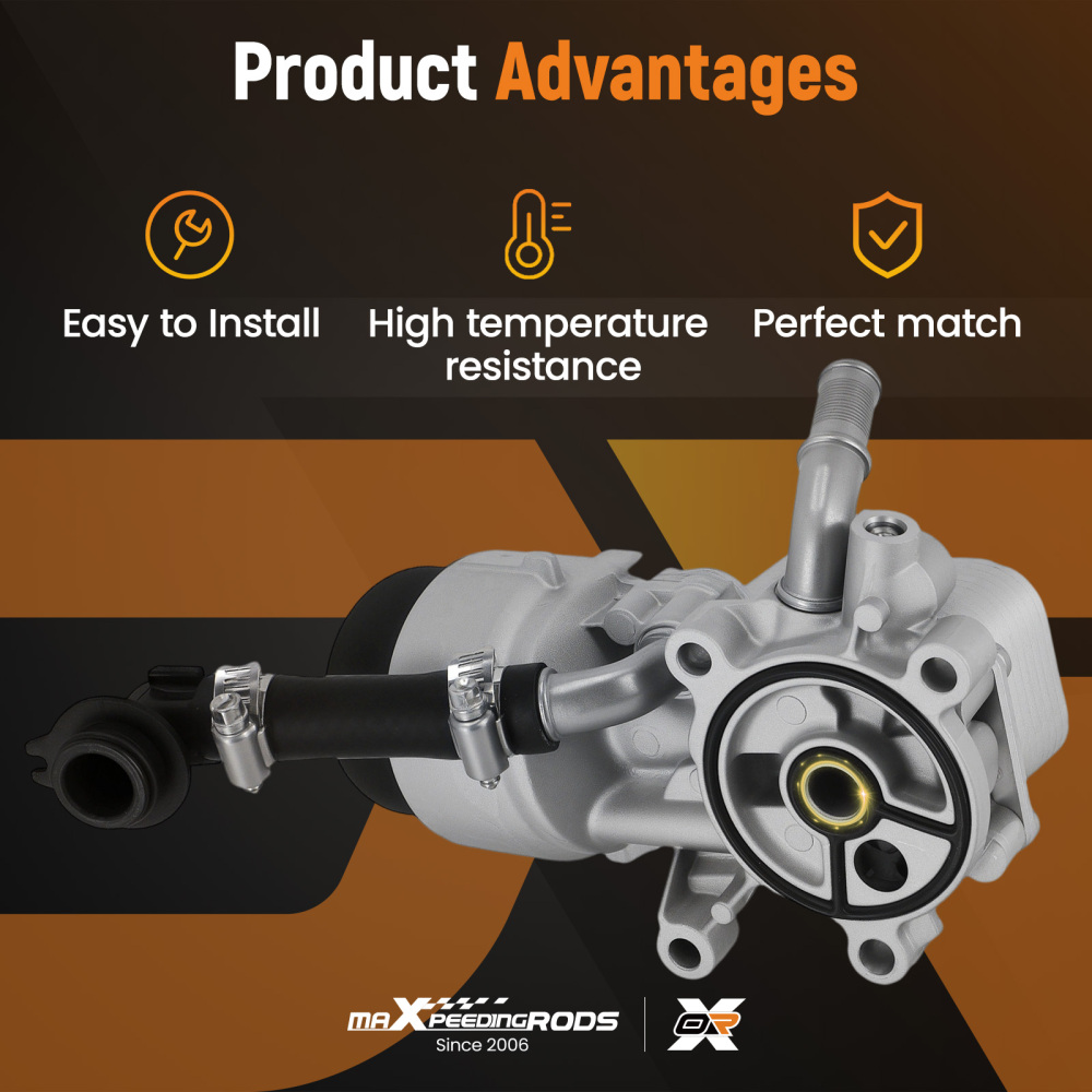 Aluminium Oil Filter Housing compatible for Ford Galaxy S-Max 2.0 TDCi 1398669 1576254