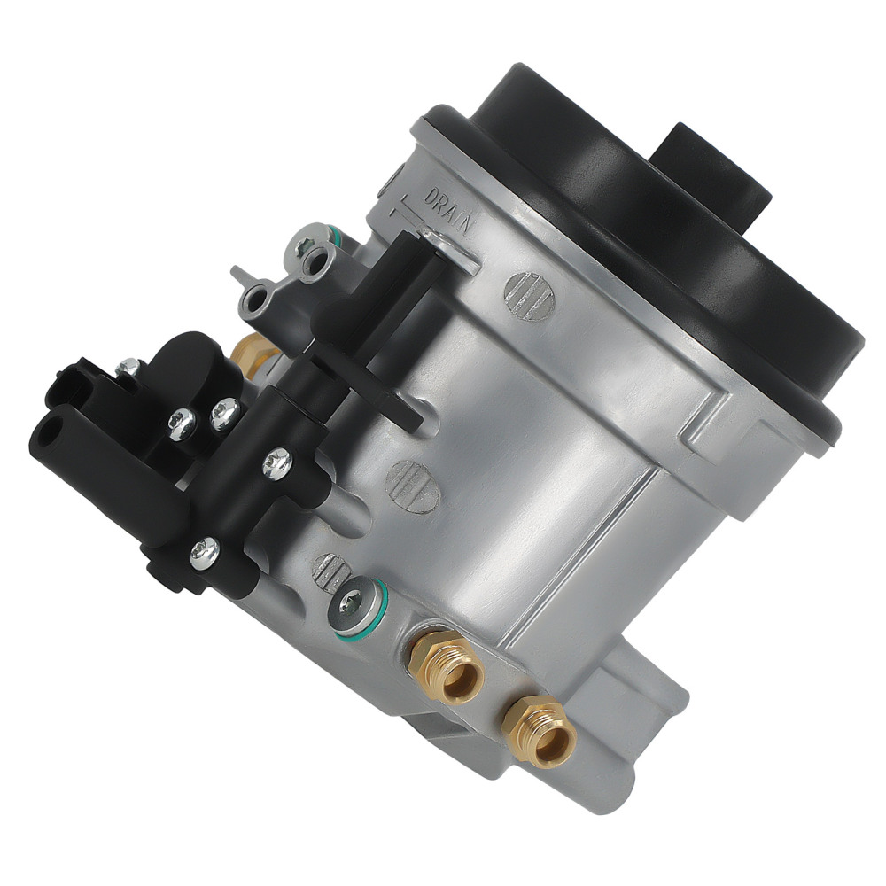Diesel fuel filter housing compatible for Ford E-350 Super Duty 99-03 7.3L F81Z-9155-Compatible for AC