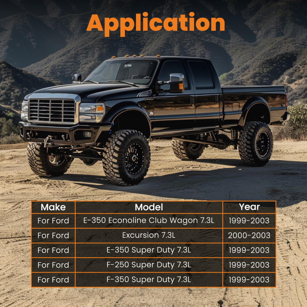 Diesel fuel filter housing compatible for Ford E-350 Super Duty 99-03 7.3L F81Z-9155-Compatible for AC