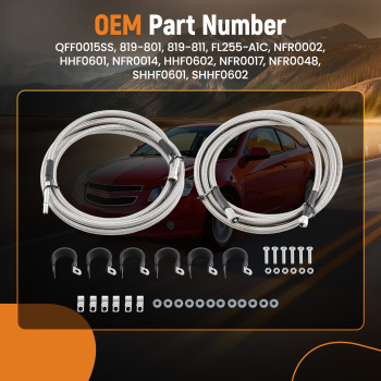 Fuel Line Repair Kit compatible for Chevrolet Cobalt Base Coupe 2 Door 2005-10 819-801 New