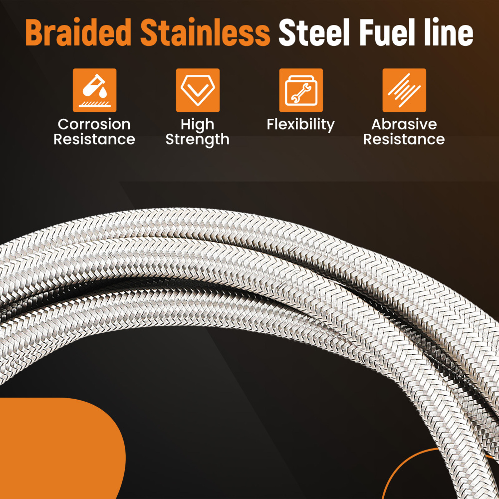 Fuel Line Repair Kit compatible for Chevrolet Cobalt Base Coupe 2 Door 2005-10 819-801 New