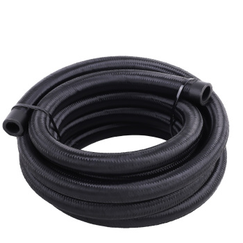 AN10 -10AN Raccord En Acier Inoxydable Nylon Tressé Huile Tuyau De Carburant Ligne 12FT Kit Nouveau