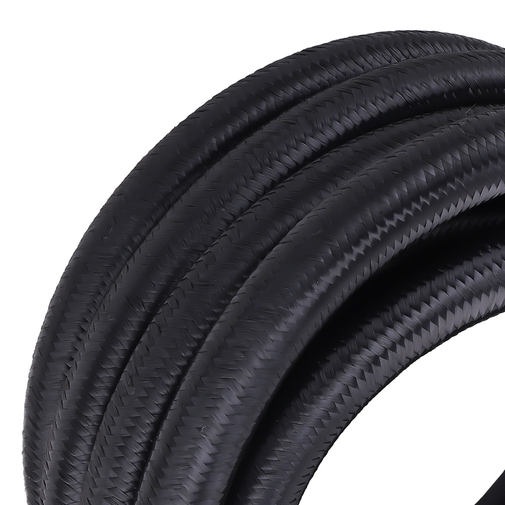 AN10 -10AN raccordo in nylon intrecciato tubo di olio combustibile linea 12FT