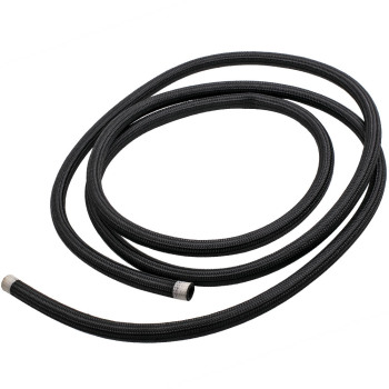 AN10 -10AN Fitting Stainless Steel Nylon Braided Oil Fuel Hose Line 12FT Kit