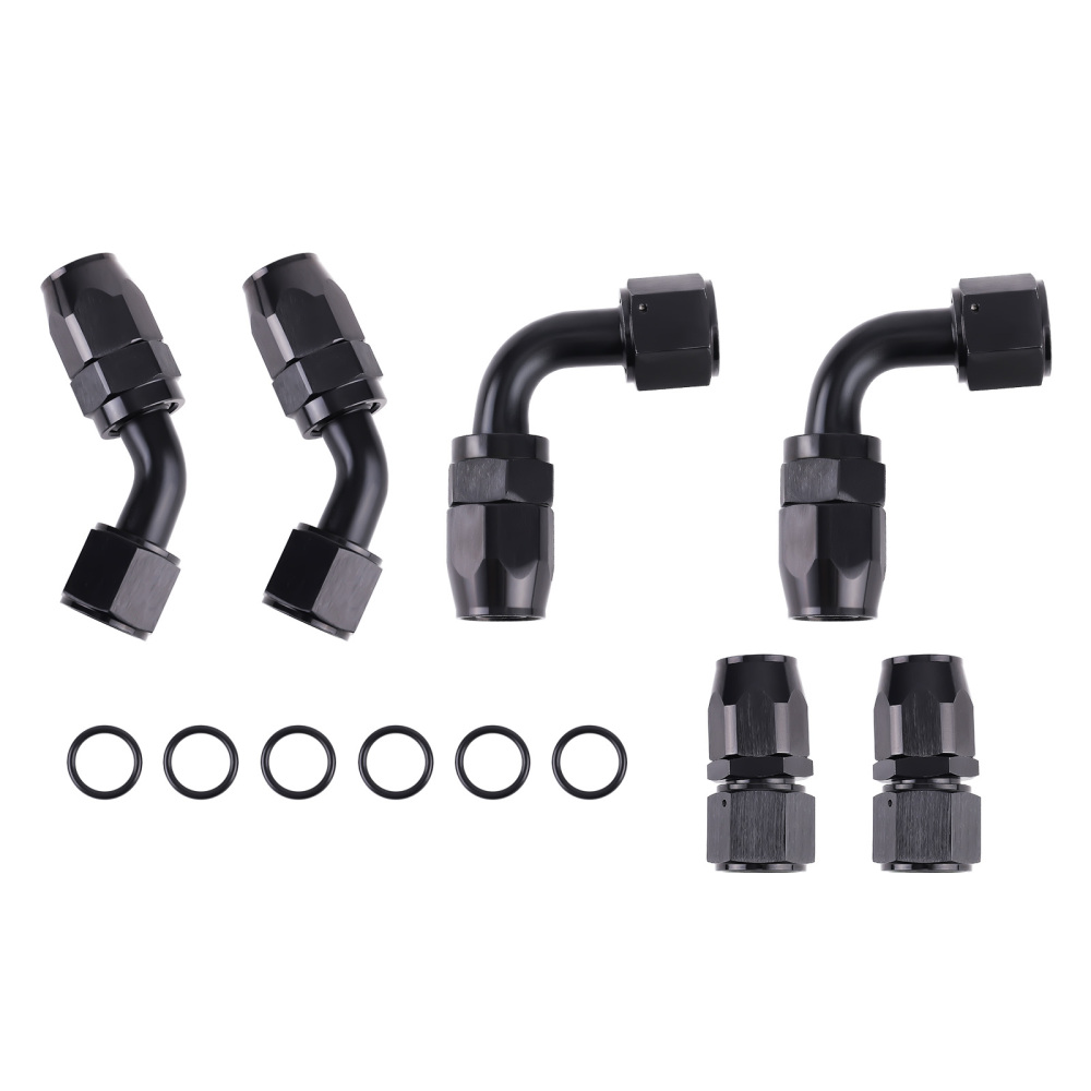 AN10 -10AN raccordo in nylon intrecciato tubo di olio combustibile linea 12FT