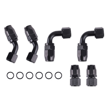 AN10 -10AN raccordo in nylon intrecciato tubo di olio combustibile linea 12FT