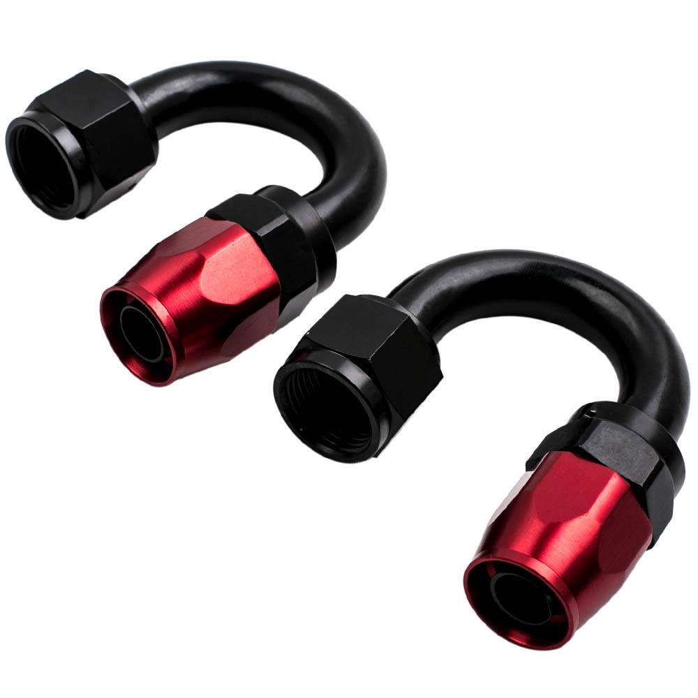 16FT AN10 Carburante Olio Raccordo Tubo Intrecciato Tubo Fine Adattatore Kit