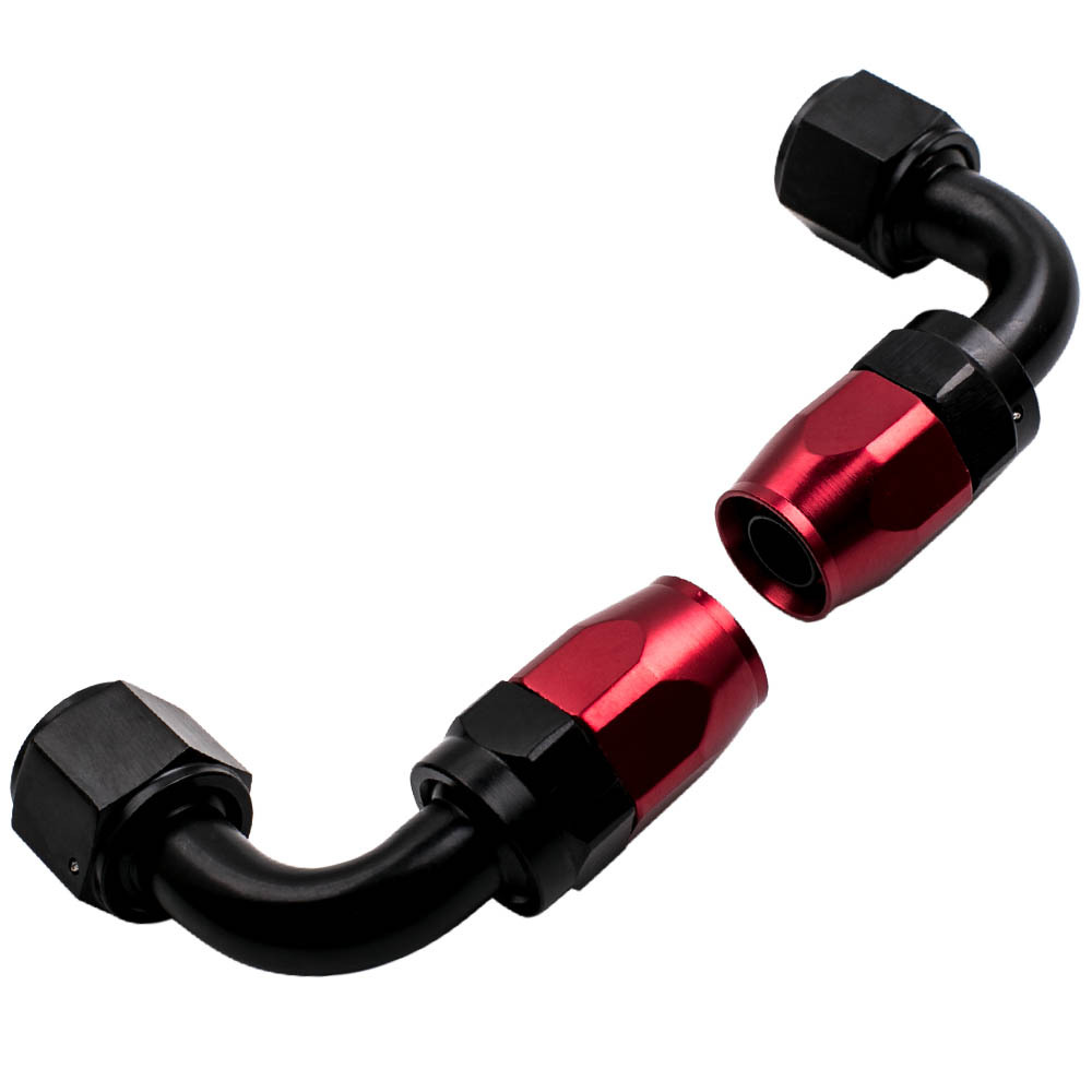 16FT AN10 Carburante Olio Raccordo Tubo Intrecciato Tubo Fine Adattatore Kit