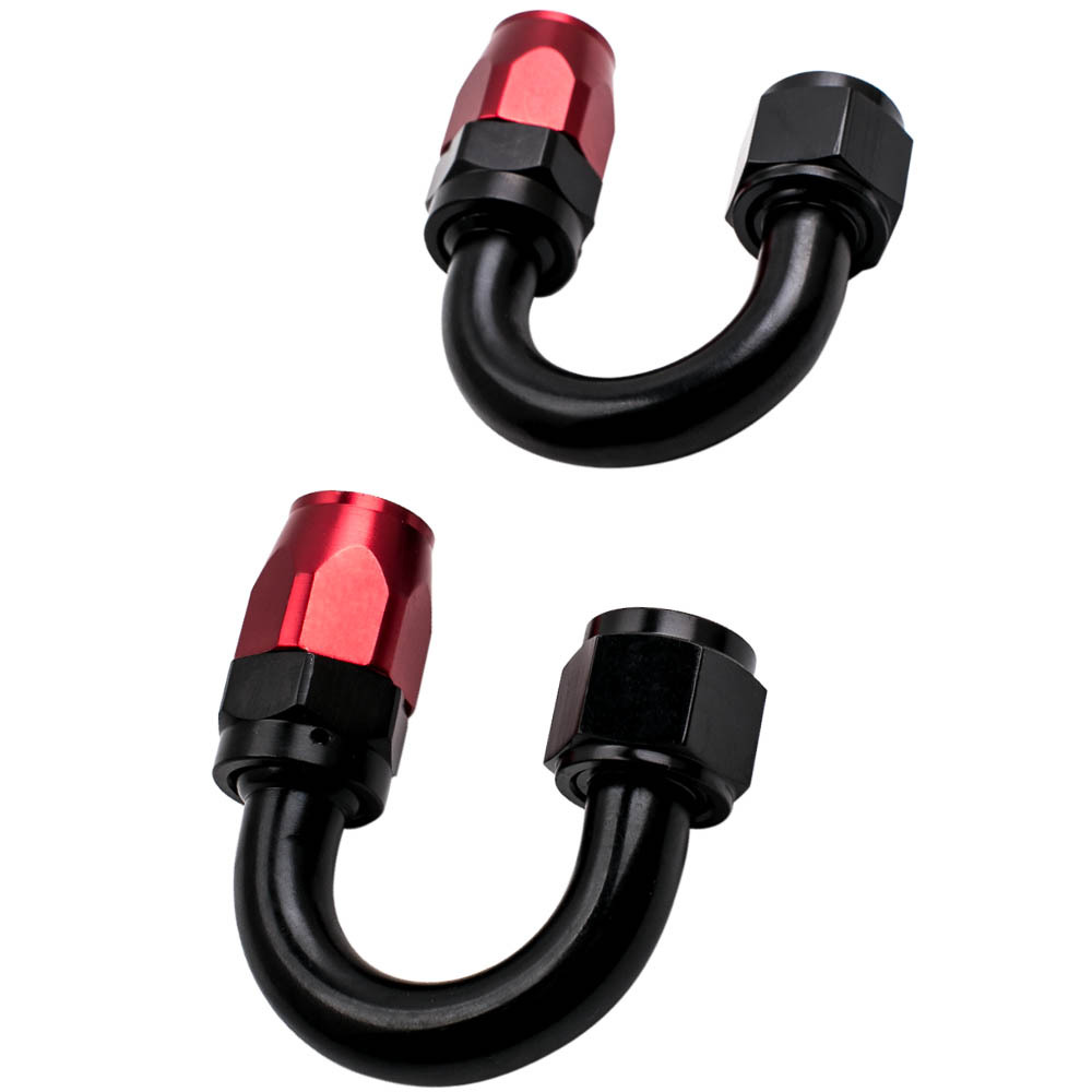 16FT AN10 Carburante Olio Raccordo Tubo Intrecciato Tubo Fine Adattatore Kit