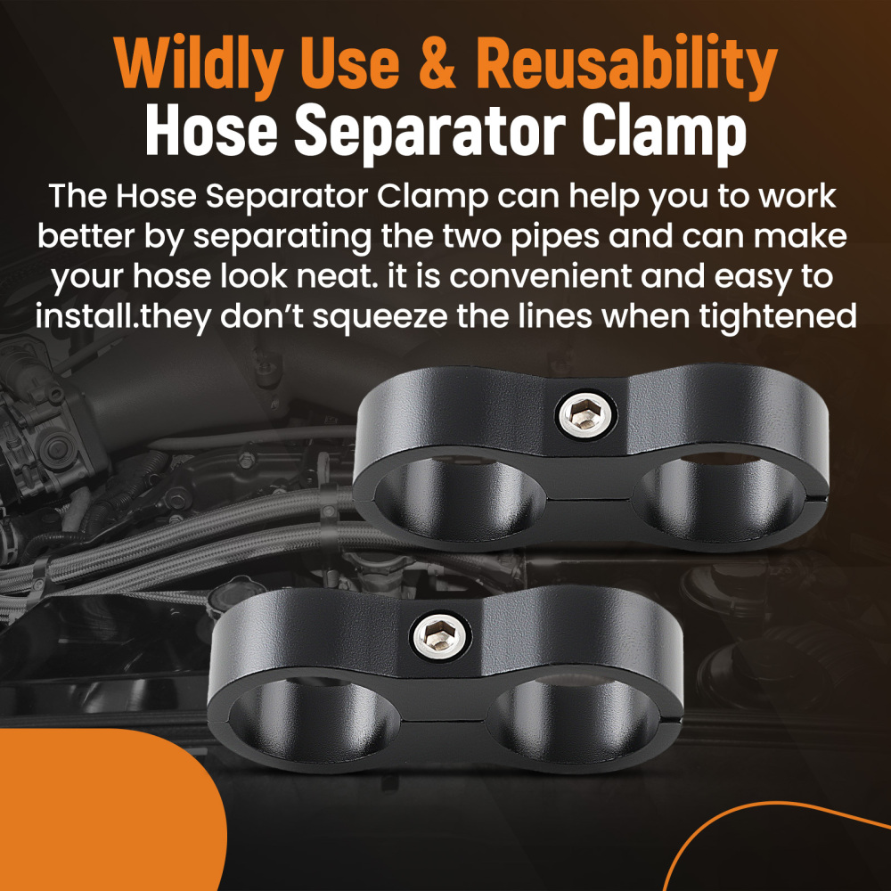 12AN Fuel line Hose Braided Stainless Steel 10FT Oil Gas CPE BlackSafe