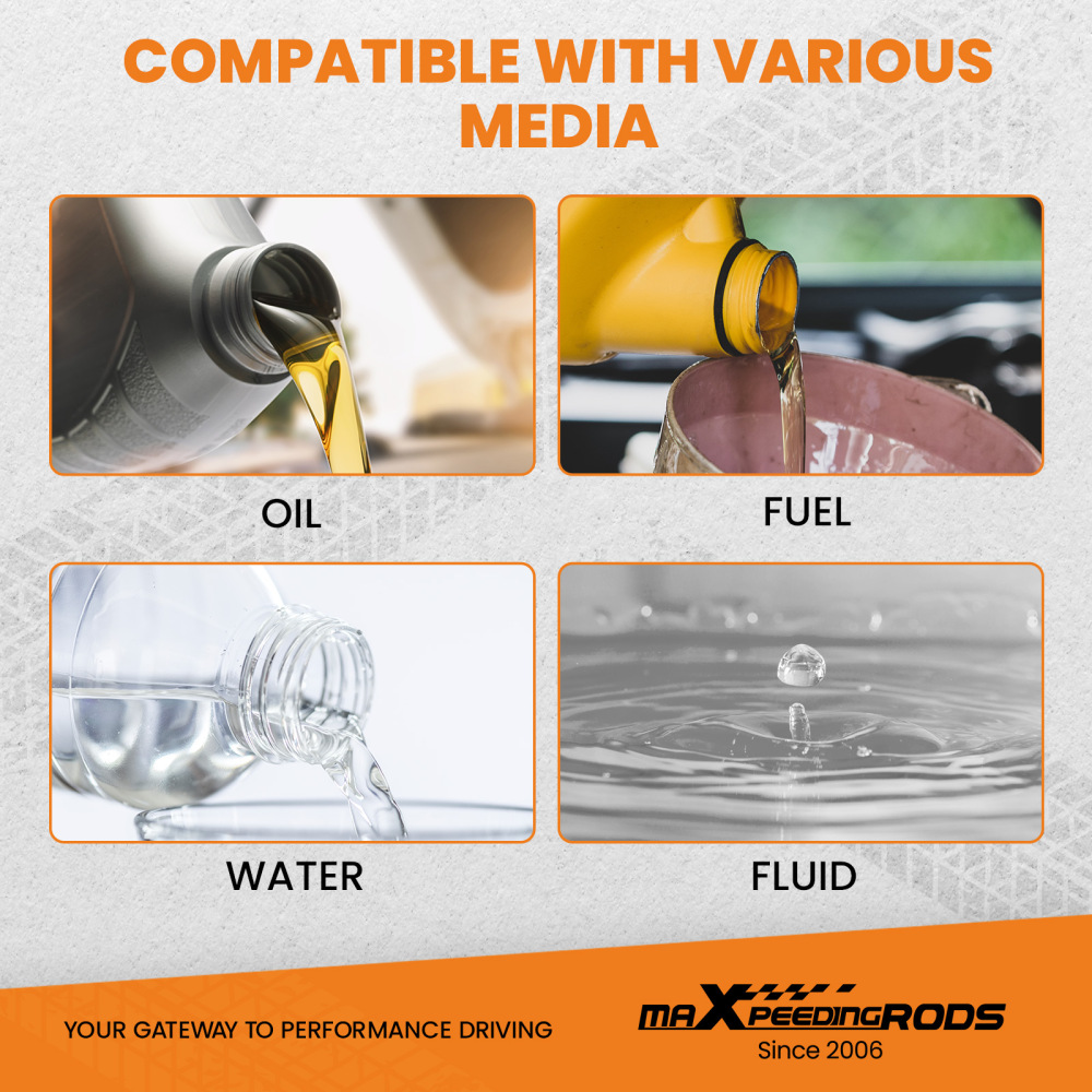 An6 6An 06An An-6Ptfe E85 Adattatore terminale per tubo flessibile dellolio combustibile 5M