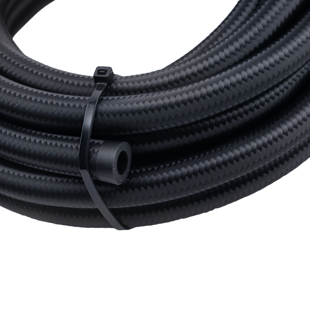 Stainless Steel Braided Oil Fuel Line AN6 6AN 5M 16ft & Fitting Hose End Kit