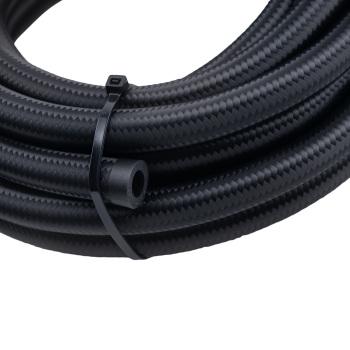 Stainless Steel Braided Oil Fuel Line AN6 6AN 5M 16ft & Fitting Hose End Kit