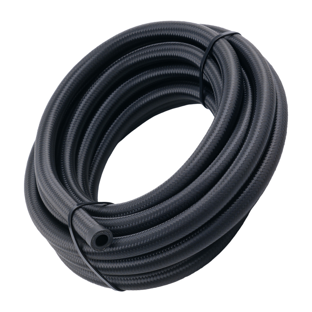 Stainless Steel Braided Oil Fuel Line AN6 6AN 5M 16ft & Fitting Hose End Kit