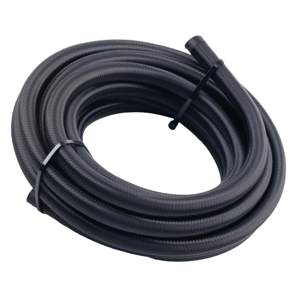 Stainless Steel Braided Oil Fuel Line AN6 6AN 5M 16ft & Fitting Hose End Kit