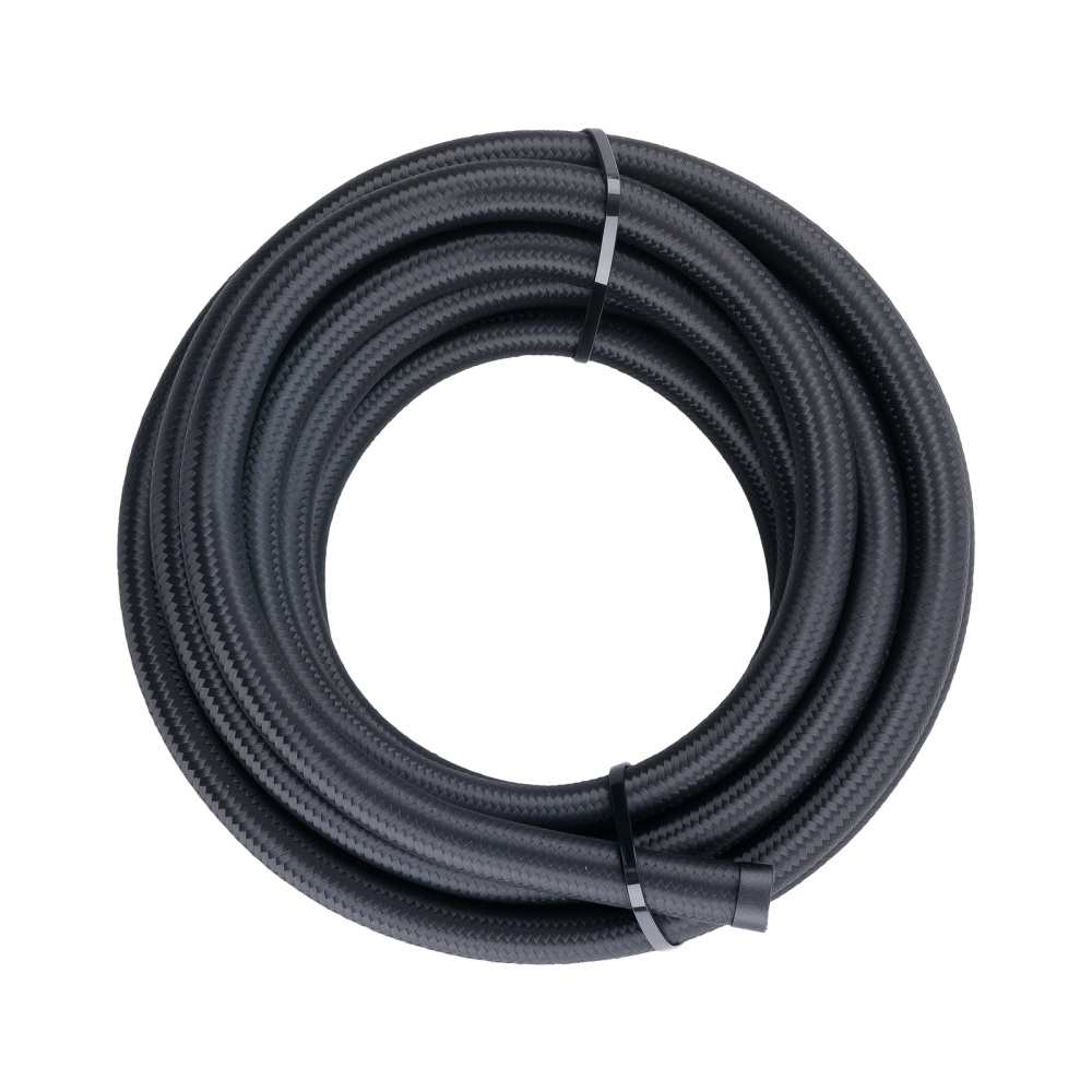 Stainless Steel Braided Oil Fuel Line AN6 6AN 5M 16ft & Fitting Hose End Kit