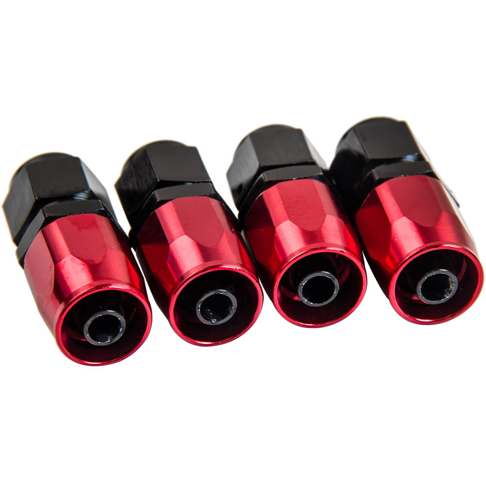 AN6 Acier/Nylon tressé 6AN Conduite dhuile/carburant Tuyau + Extrémité du tuyau	