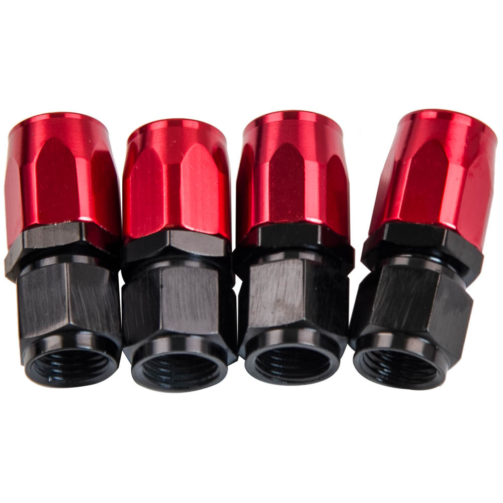 AN6 Acier/Nylon tressé 6AN Conduite dhuile/carburant Tuyau + Extrémité du tuyau	