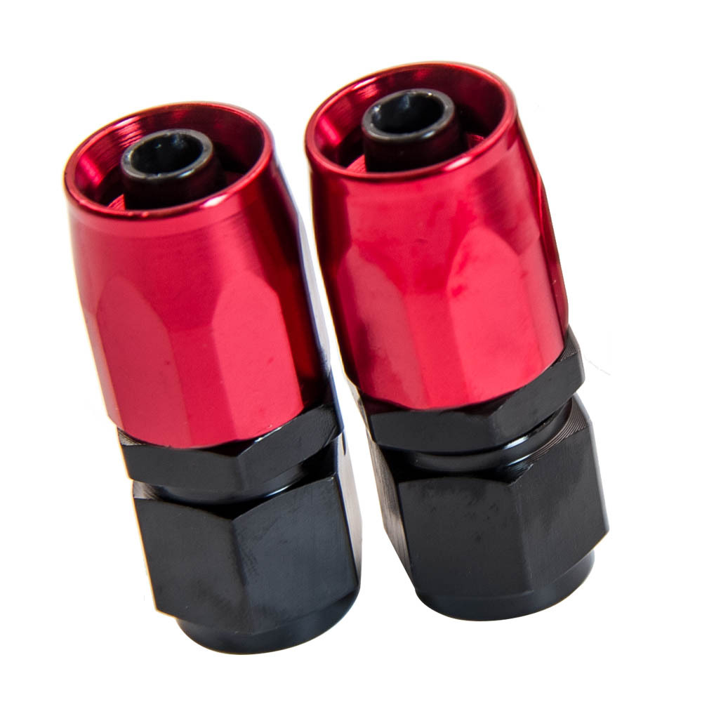 AN6 Acier/Nylon tressé 6AN Conduite dhuile/carburant Tuyau + Extrémité du tuyau	