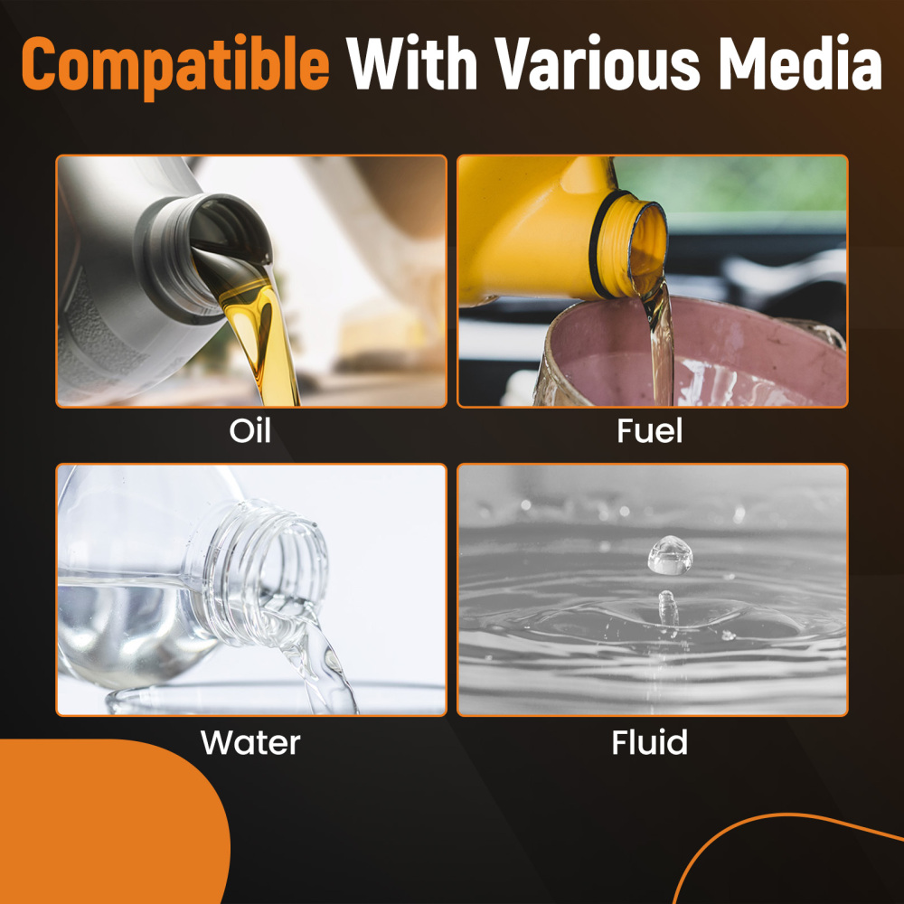 AN6 Reusable Swivel Fuel Hose Fitting Adapters + 5M oil fuel hose lines kit