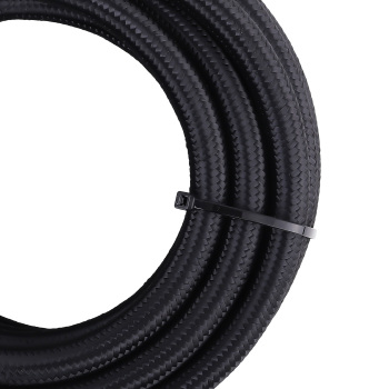 AN6 -6AN Fitting Stainless Steel Nylon Braided Oil Fuel Hose Line 20FT Kit