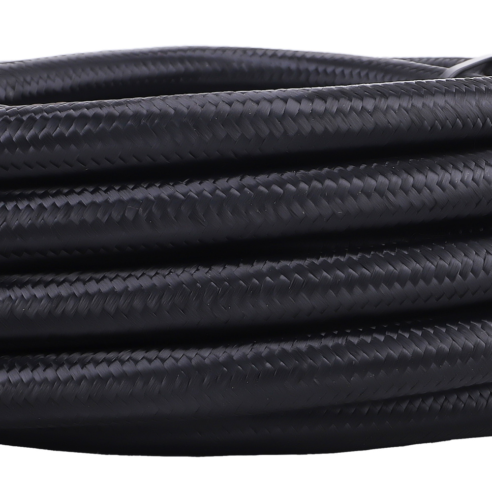 20 Feet AN 6 Tubo del carburante intrecciato in nylon e acciaio inossidabile