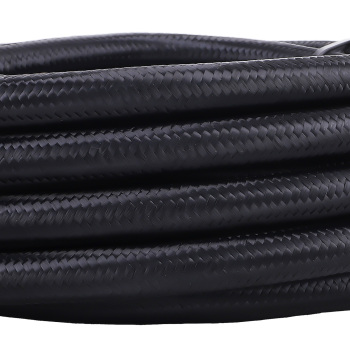 AN6 -6AN Fitting Stainless Steel Nylon Braided Oil Fuel Hose Line 20FT Kit