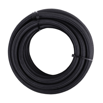 AN6 -6AN Fitting Stainless Steel Nylon Braided Oil Fuel Hose Line 20FT Kit
