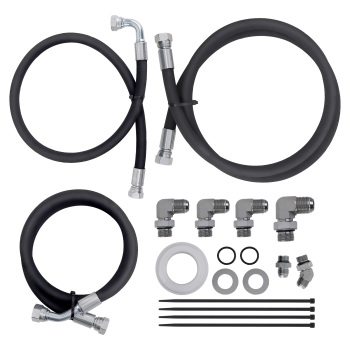 Transmission Cooler Hose Wire Kit compatible for GM Duramax Pickups Transmission 6.6L 15-16