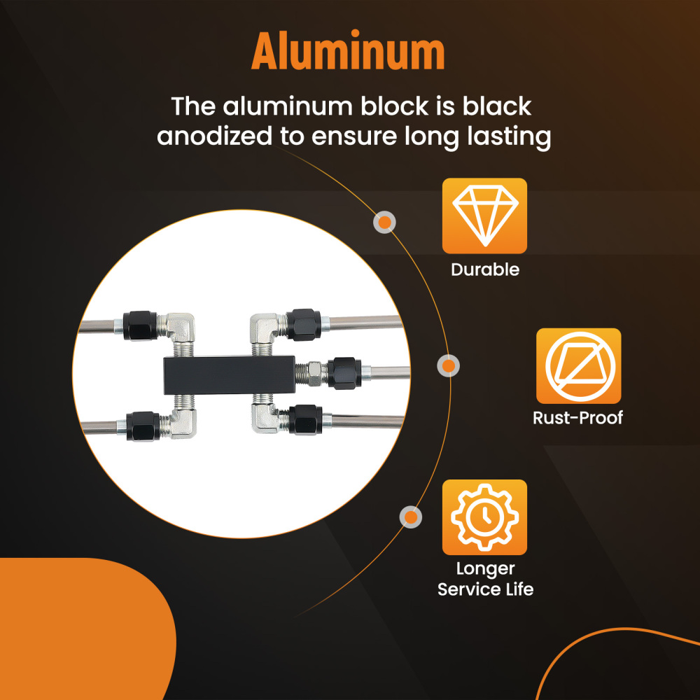 Stainless Steel Complete Coolant Crossover Steam Vent Kit For LS1 LS2 LS3 LS6