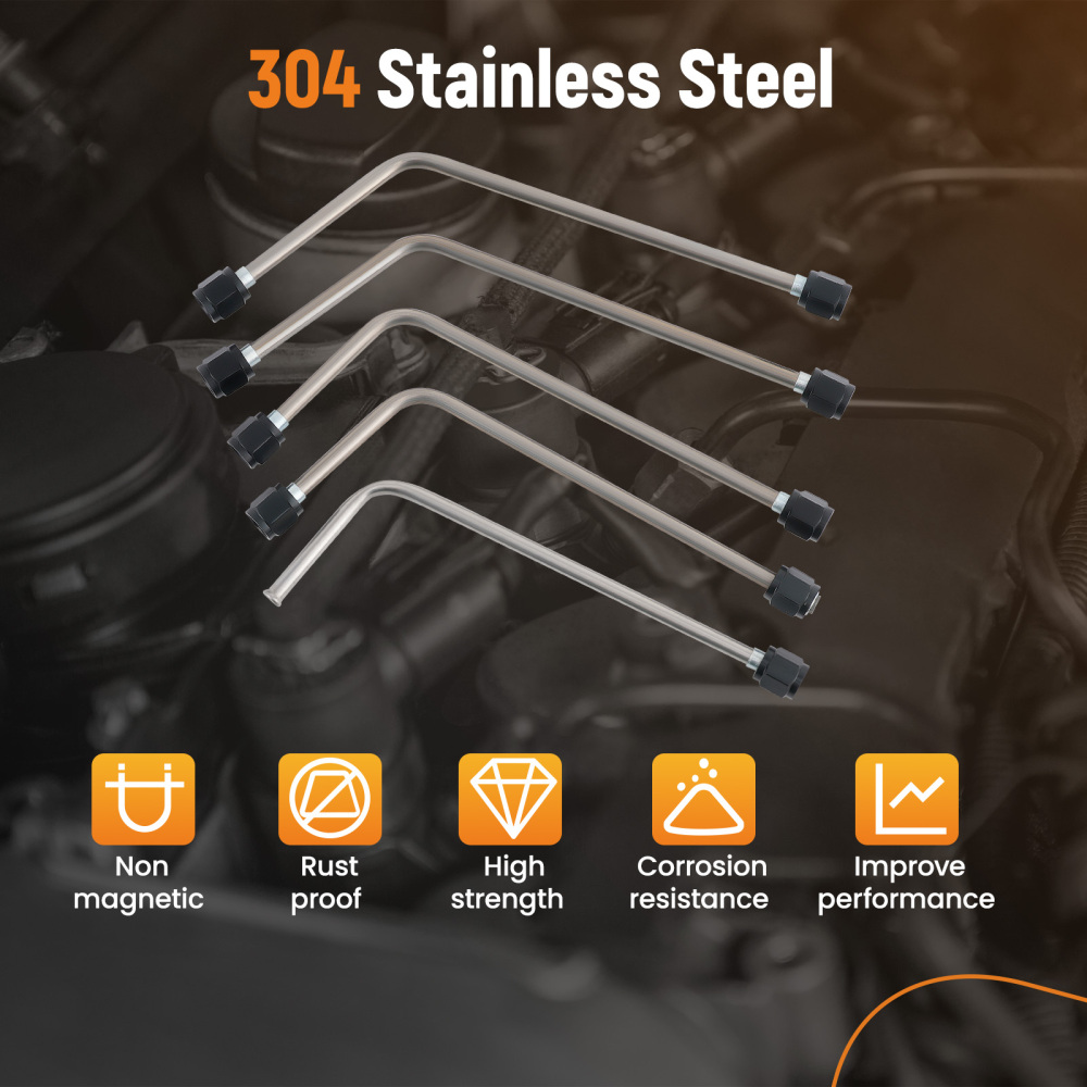 Stainless Steel Complete Coolant Crossover Steam Vent Kit For LS1 LS2 LS3 LS6