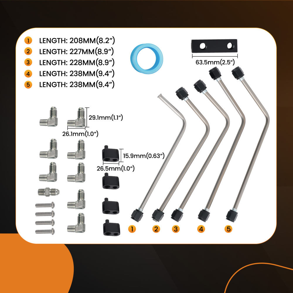 Stainless Steel Complete Coolant Crossover Steam Vent Kit For LS1 LS2 LS3 LS6