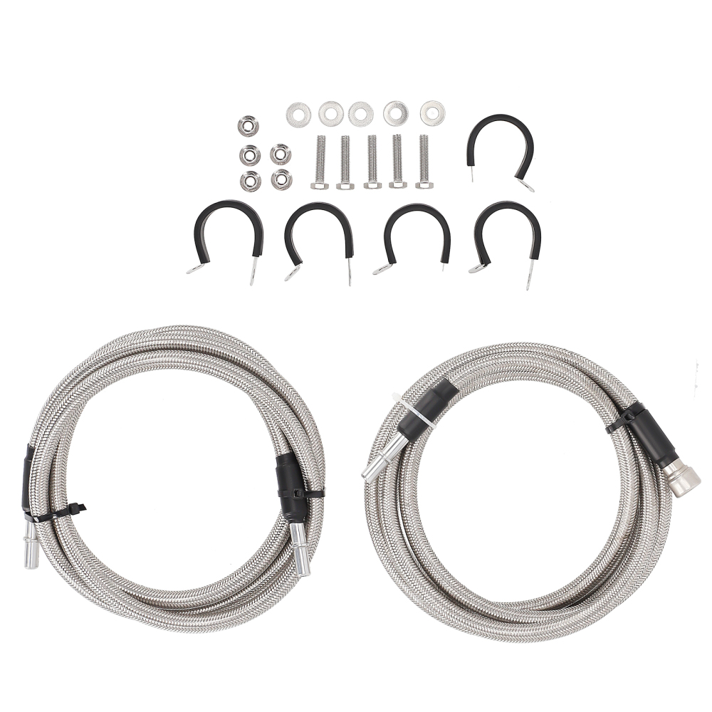 Braided Quick Fix Diesel Fuel Line Kit compatible for Chevy Silverado19356397 819-816