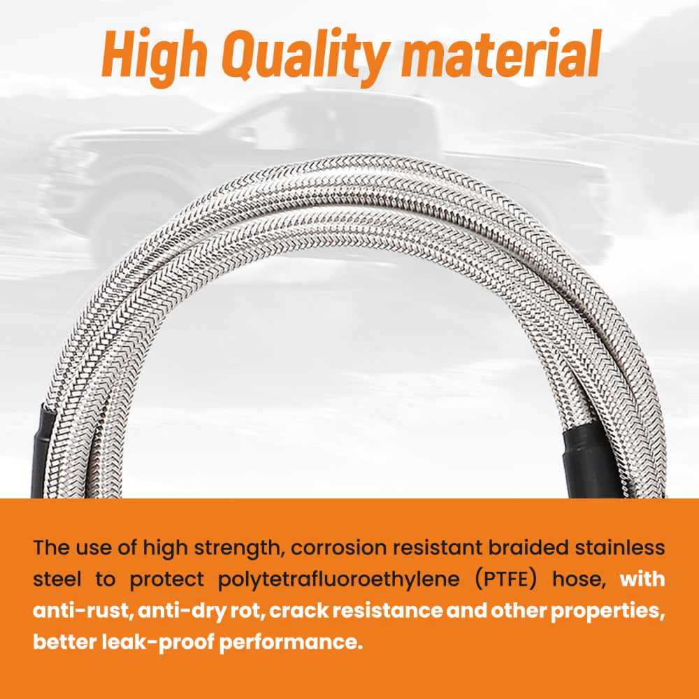 Braided Quick Fix Diesel Fuel Line Kit compatible for Chevy Silverado19356397 819-816