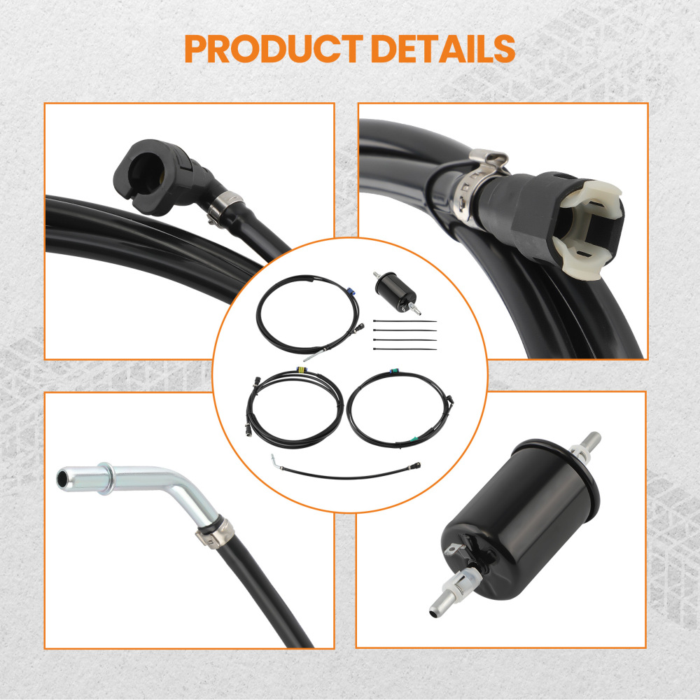 Fuel Lines compatible for Chevrolet Silverado 1999-2003 compatible for GMC Sierra 1500 2500 3500 FG0053