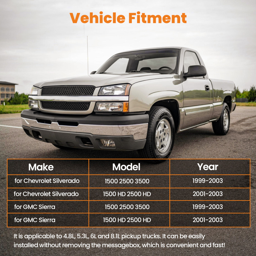 Fuel Lines compatible for Chevrolet Silverado 1999-2003 compatible for GMC Sierra 1500 2500 3500 FG0053