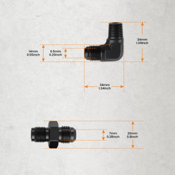 Automatic Transmission Cooler 6AN Hose Line Set compatible for GM 4L60E 4L65E TH350 TH400