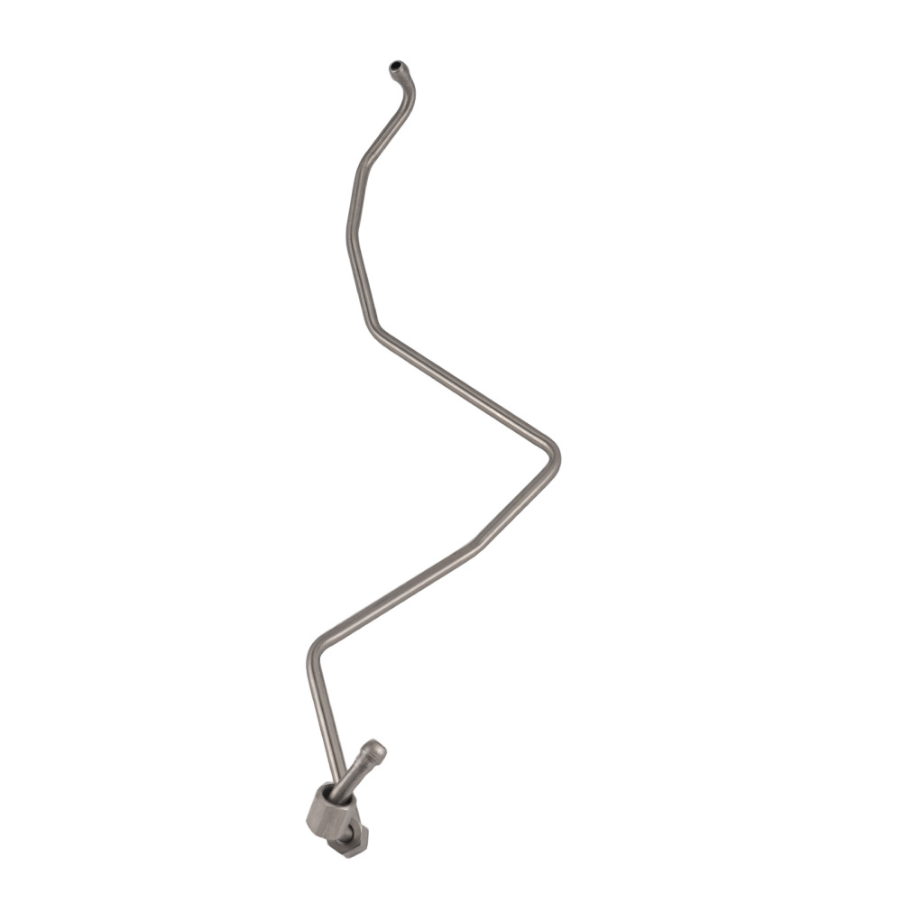 Turbo Oil Feed Pipe compatible for Audi A3 8P1 8PA TT 8J3 8J9 03L145771B 2003-2013 Silver