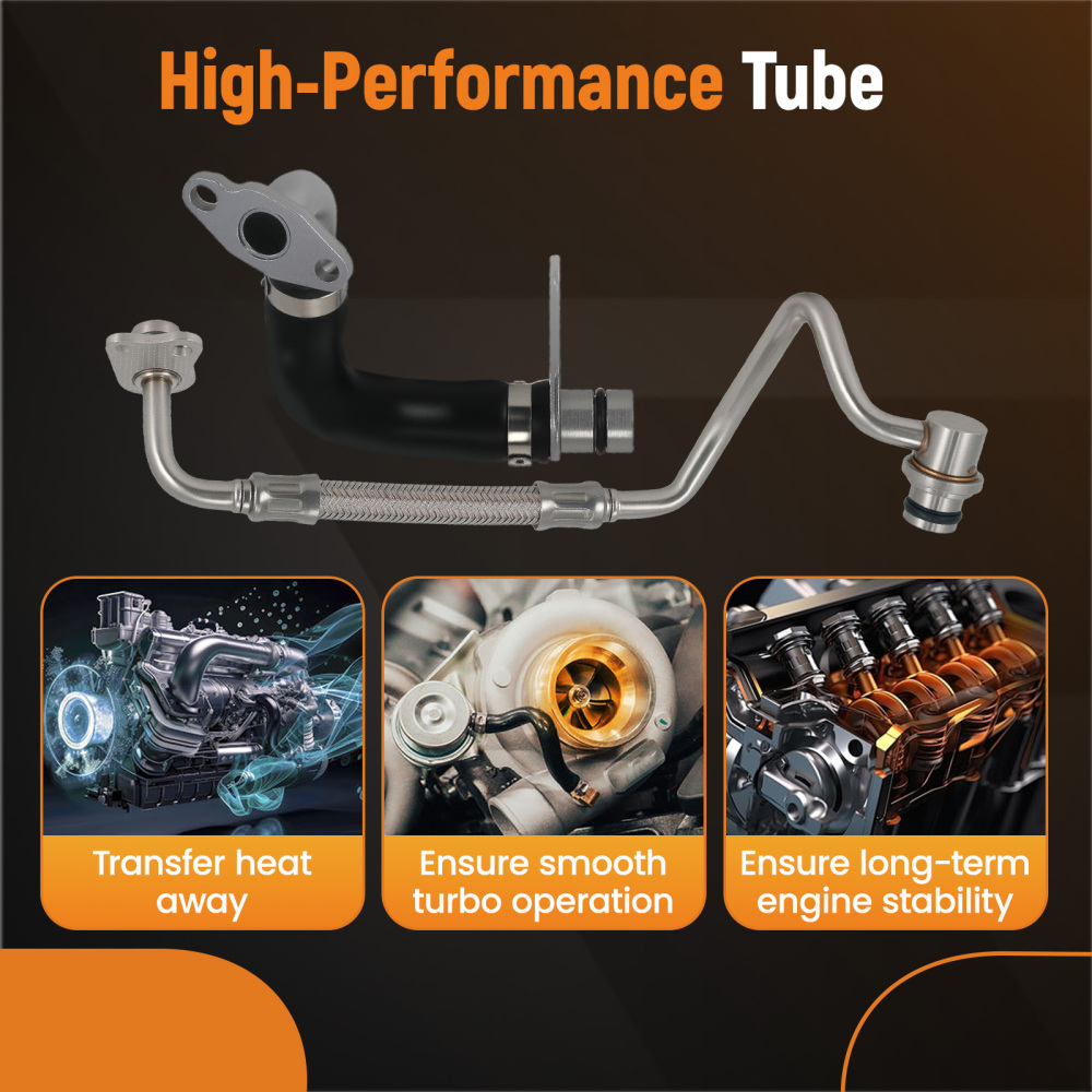 Turbo Oil Feed Return Line Kit compatible for BMW 528i 428i 328i 320i X1 X3 X4 X5 Z4 2.0L