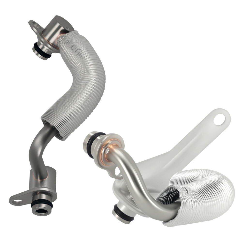 Turbo Coolant Line Pipe compatible for BMW 320i 328i 528i xDrive F30 2.0L 2011-2018 2Pcs
