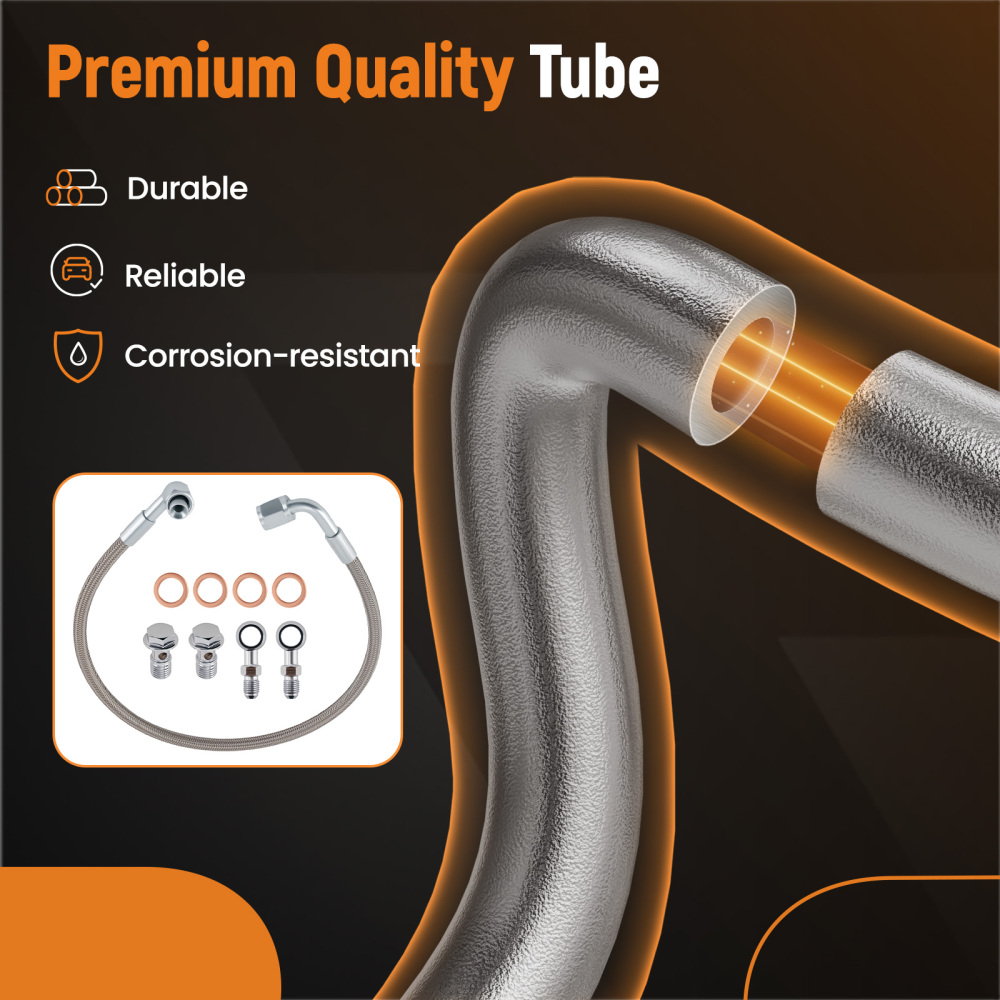 Turbocharger Feed Line Tube compatible for Mini Cooper S Clubman Countryman 2008-2016